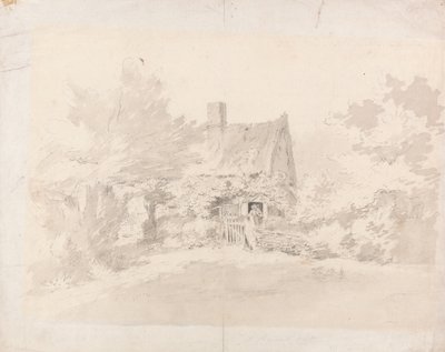 Cabaña entre árboles de John Constable